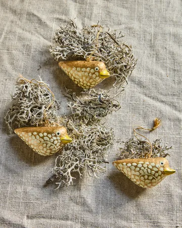 Bird イースターハンギングデコレーション 3パック - Yellow - House Doctor | ハウスドクター