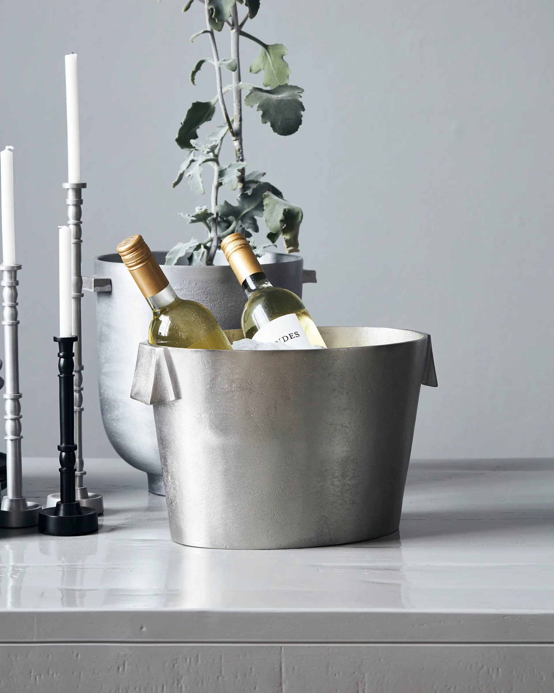 Buck ワインクーラー 22x32 cm, Brushed silver House Doctor | ハウスドクター