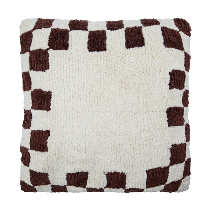 Chess クッションカバー - Brown-off-White, 50x50 cm - House Doctor | ハウスドクター