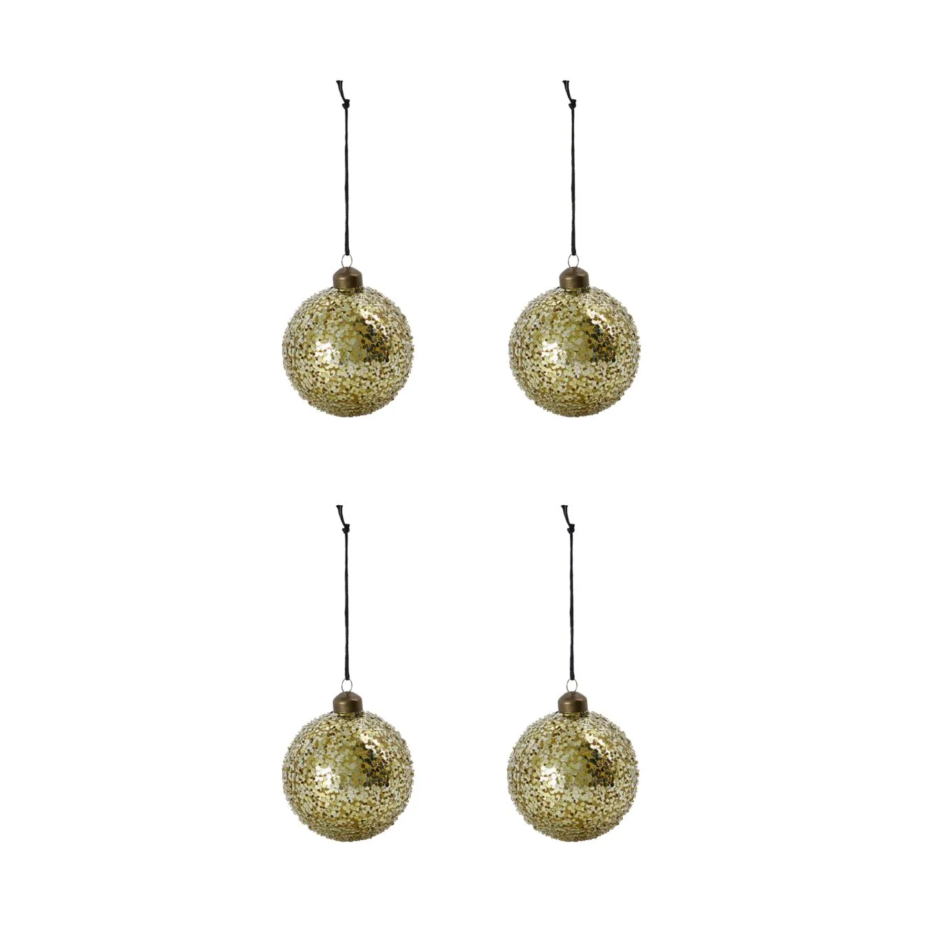 Chosen クリスマスオーナメント Ø8 cm 4-pack, Gold House Doctor | ハウスドクター