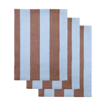 Cook キッチンタオル 55x75 cm 3枚セット - Light blue-brown - House Doctor | ハウスドクター