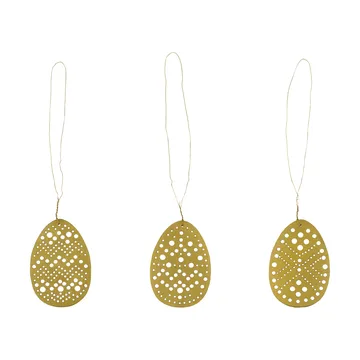 Cut イースターハンギングデコ 3点セット - Antique brass - House Doctor | ハウスドクター