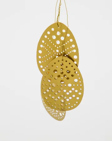 Cut イースターハンギングデコ 3点セット - Antique brass - House Doctor | ハウスドクター