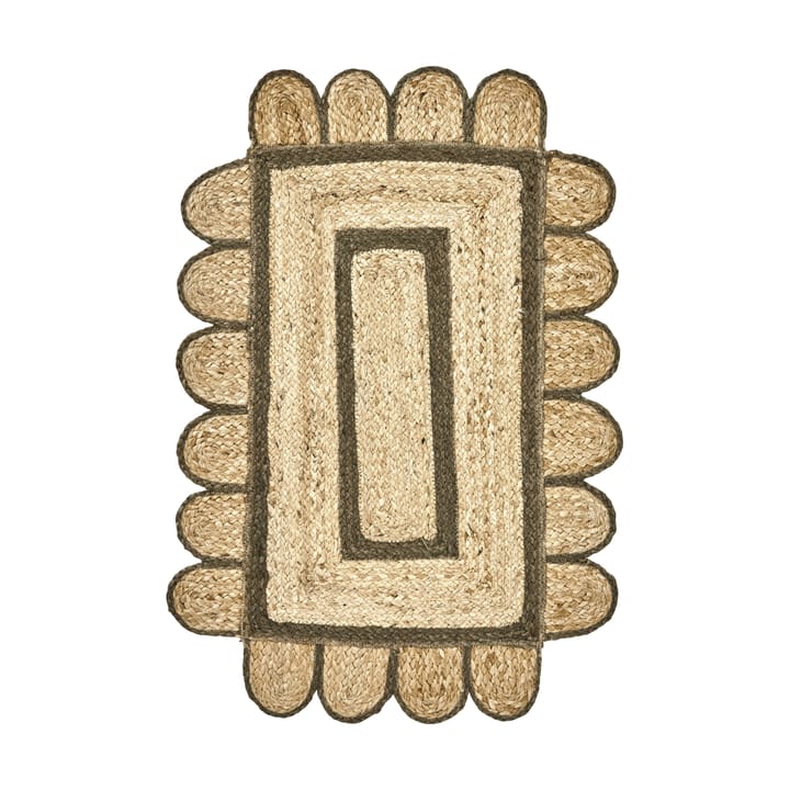 Denta ドアマット - Green-natural, 60x90 cm - House Doctor | ハウスドクター