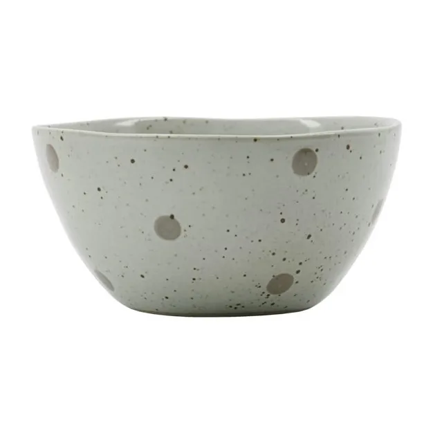 Dots ボウル Ø12 cm, White-green dots House Doctor | ハウスドクター