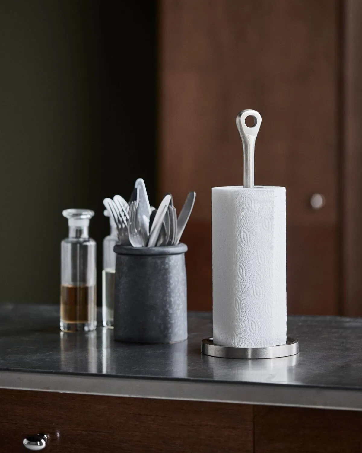 Eden キッチンペーパー ホルダー, Brushed silver, 35.5 cm House Doctor | ハウスドクター