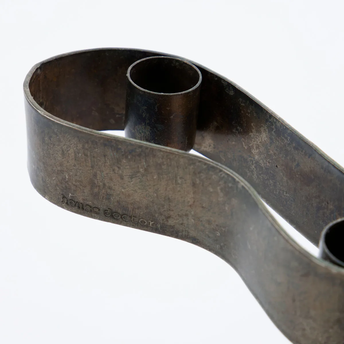 Flood キャンドルスティック 10x35 cm, Antique Brown House Doctor | ハウスドクター