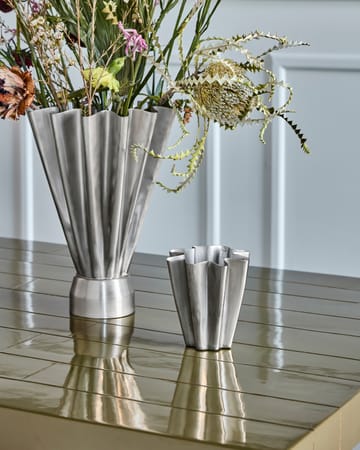 Flood 花瓶 13 cm - Brushed silver - House Doctor | ハウスドクター