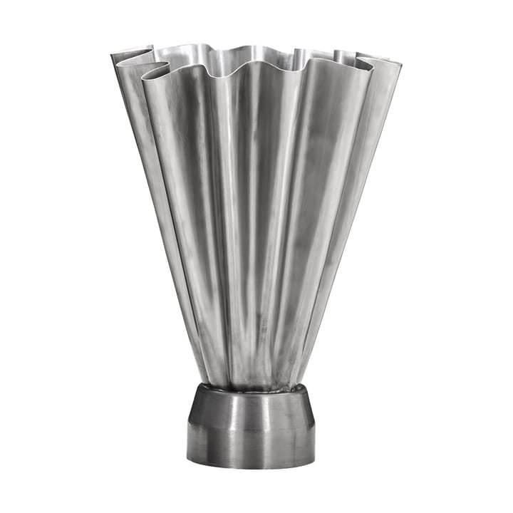 Flood 花瓶 Ø23 cm - Brushed silver - House Doctor | ハウスドクター
