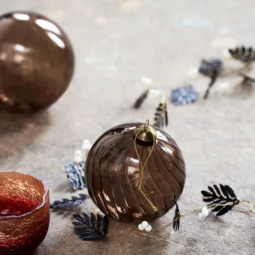 Fluted クリスマス オーナメント Ø10 cm - Amber - House Doctor | ハウスドクター