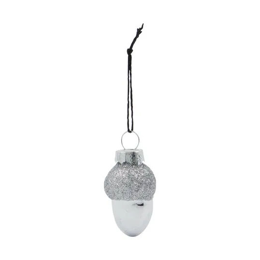 Glint クリスマス デコレーション 5.8 cm 6個セット, Silver House Doctor | ハウスドクター