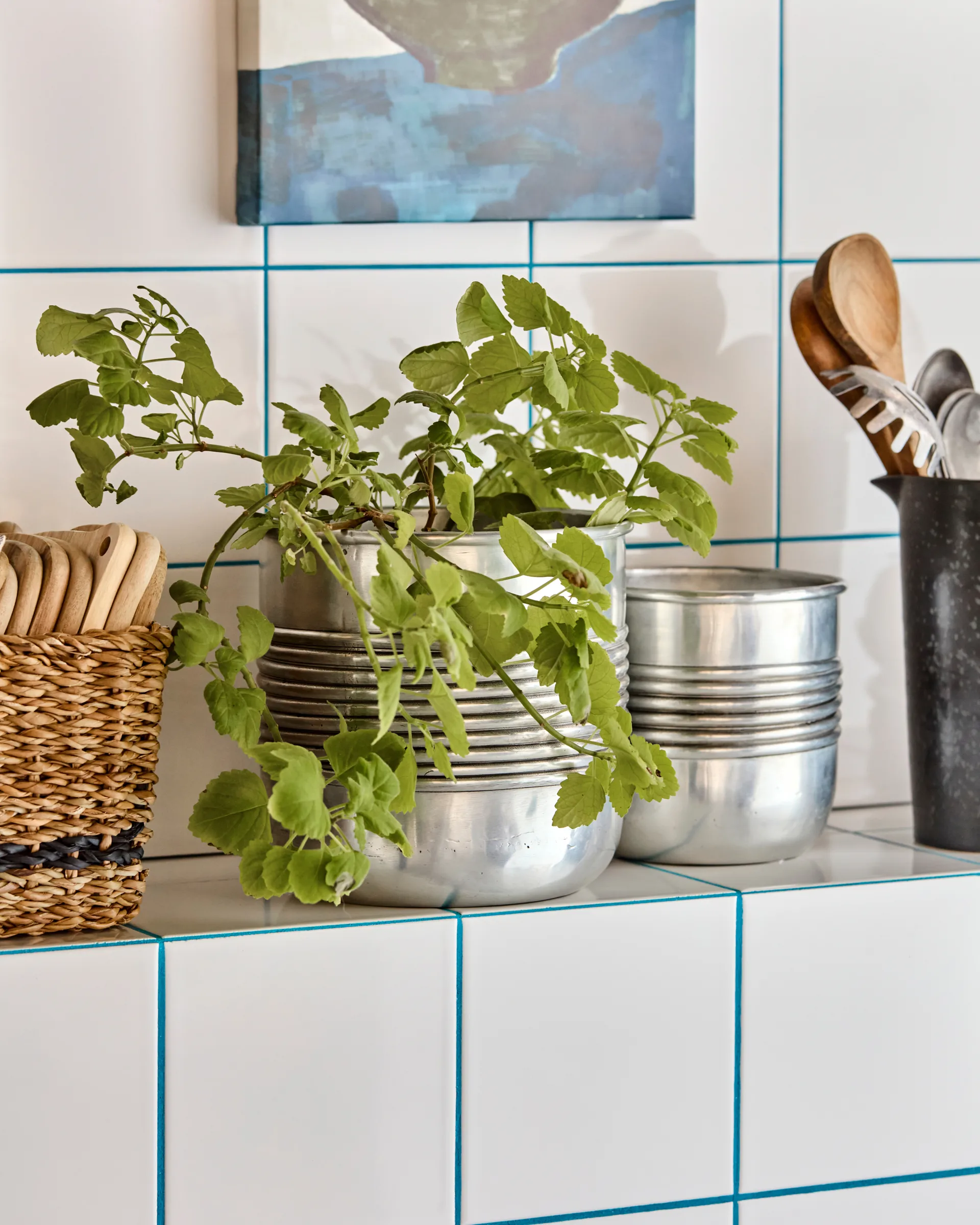 Groove プランター アルミニウム 2パーツ, Antique silver finish House Doctor | ハウスドクター