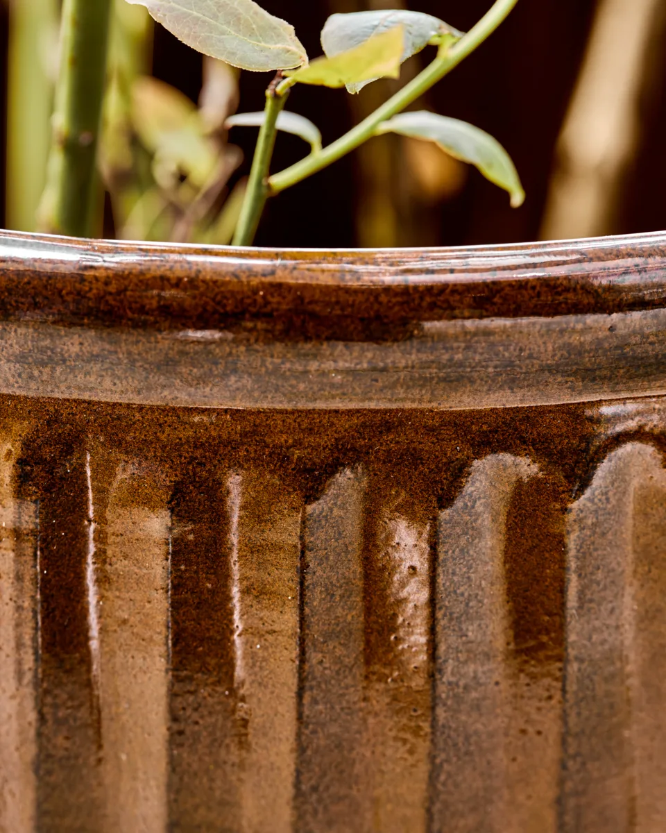 Groove プランター 2パーツ small, Brown House Doctor | ハウスドクター