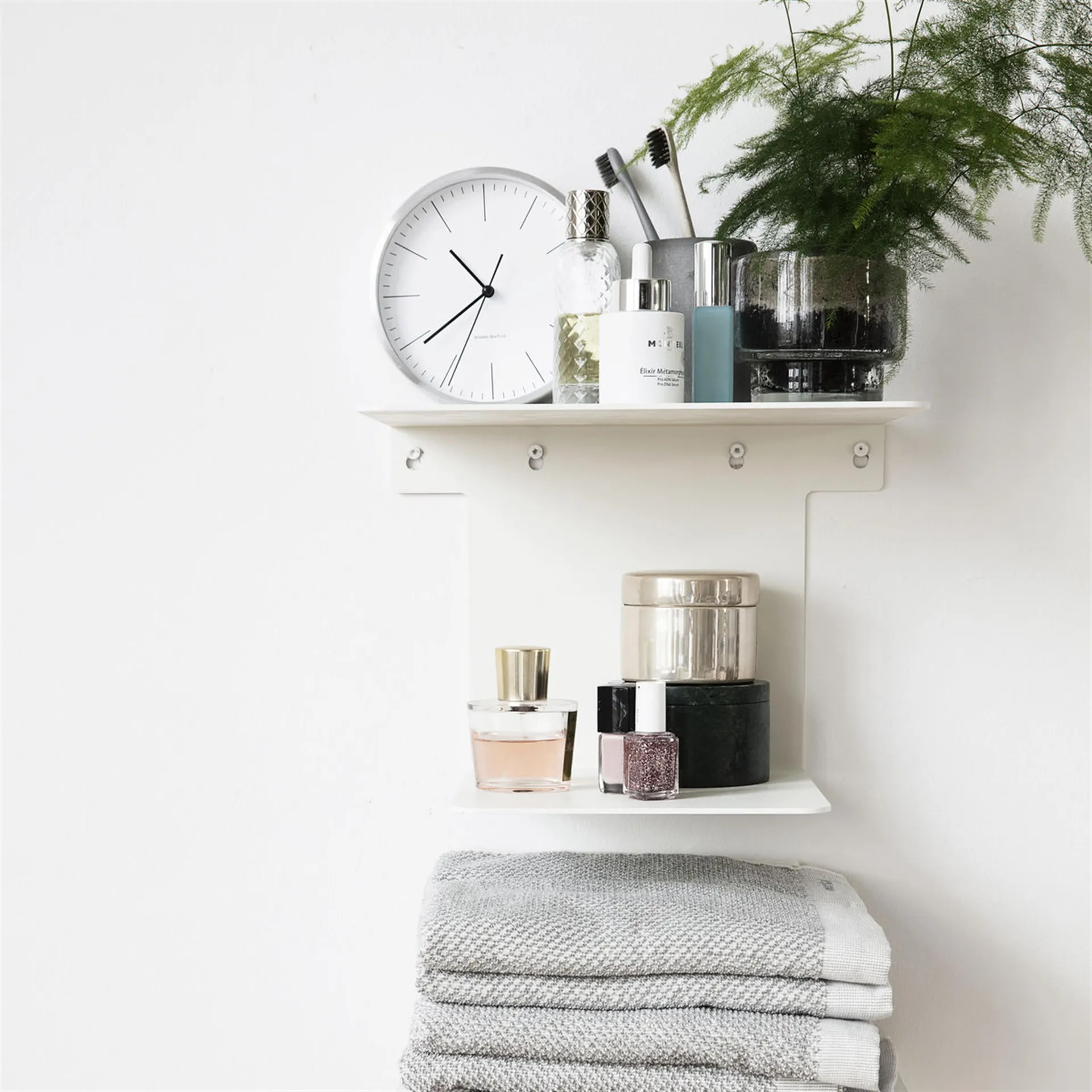 Hannah テーブトップ 置き時計 15 cm, silver House Doctor | ハウスドクター