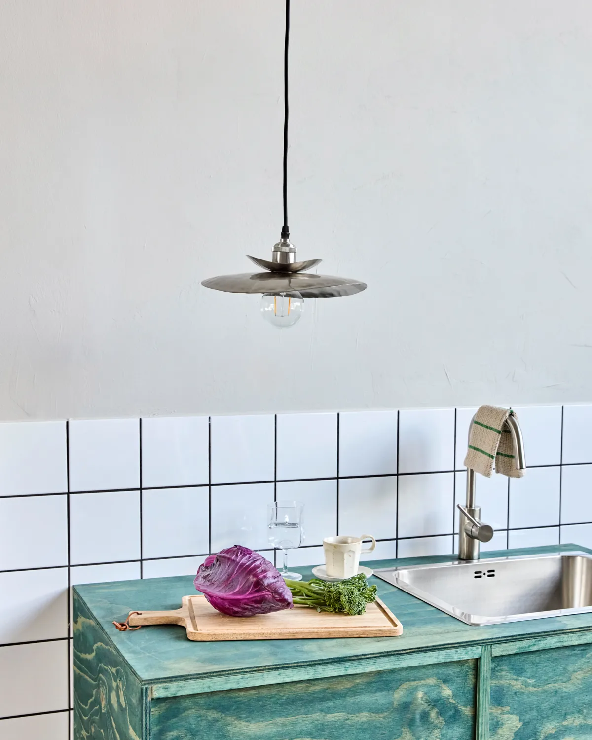 Hatt ランプシェード 13x14 cm, Brushed silver, 28x30x4.5 cm House Doctor | ハウスドクター