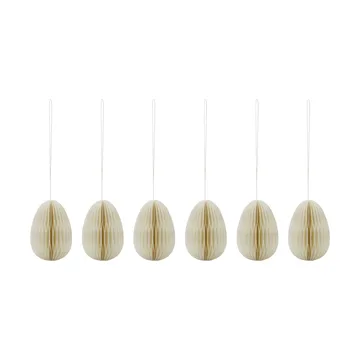 Honeycomb イースターエッグ 6枚 - Off-white - House Doctor | ハウスドクター