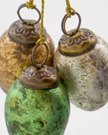 House Doctor エッグ イースターハンギング 12点セット - Green, Pink, Off-white - House Doctor | ハウスドクター