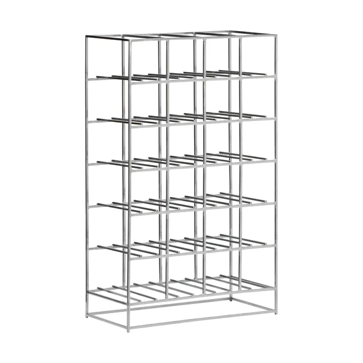 House Doctor ワインラック 24本用 41x67 cm - Silver finish - House Doctor | ハウスドクター