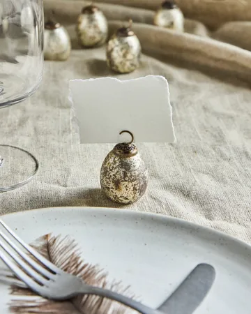 House Doctor プレイスカードホルダー 6パック - Silver finish - House Doctor | ハウスドクター