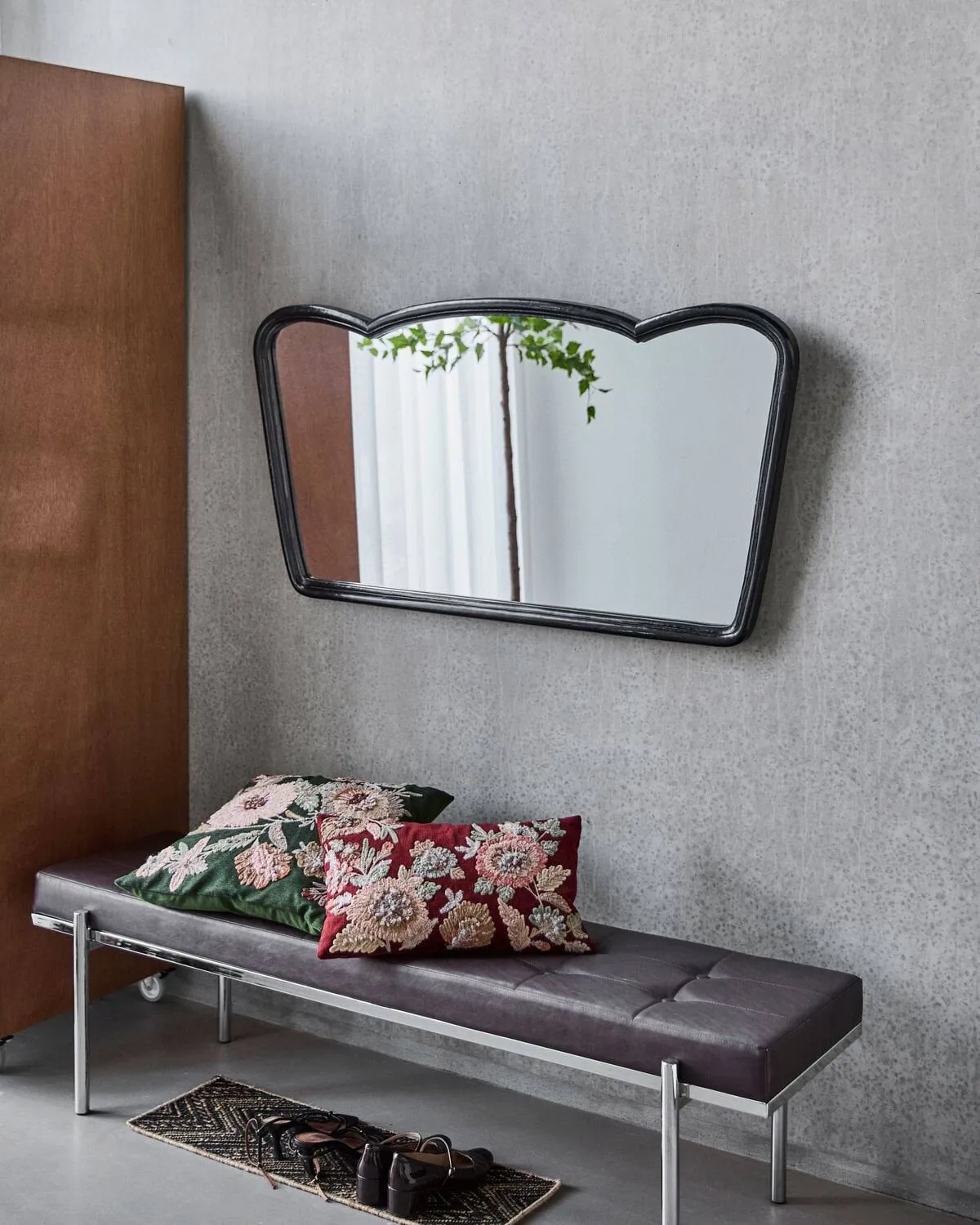 Jamp ウォールミラー, Black, 127x65 cm House Doctor | ハウスドクター