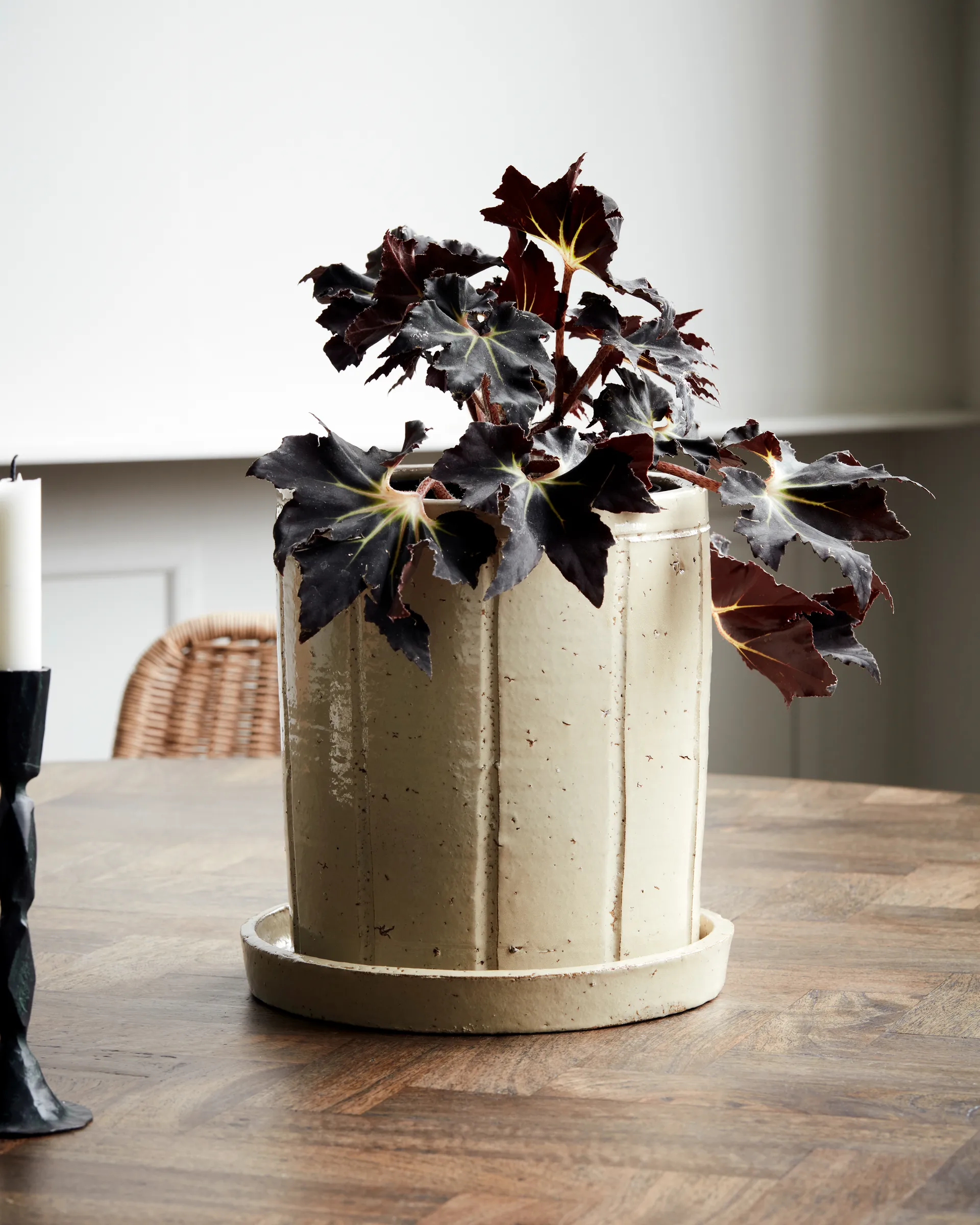 Julian 植木鉢 & ソーサーØ22 cm, Beige House Doctor | ハウスドクター