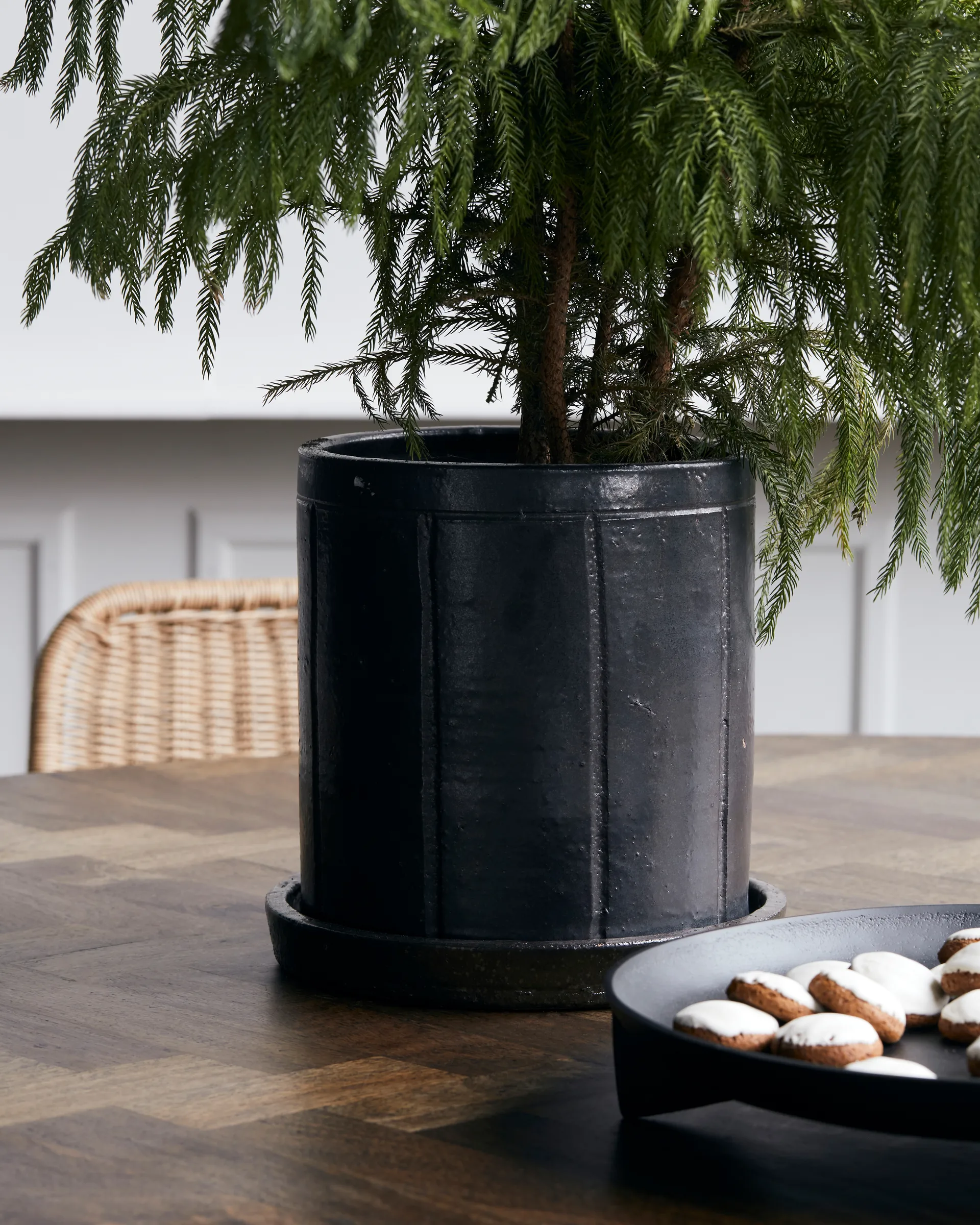 Julian 植木鉢 & ソーサーØ22 cm, Brown House Doctor | ハウスドクター