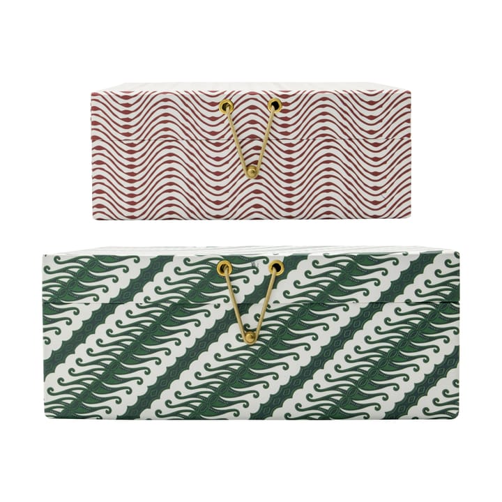 Keep 収納ボックス red-green - 2 parts - House Doctor | ハウスドクター