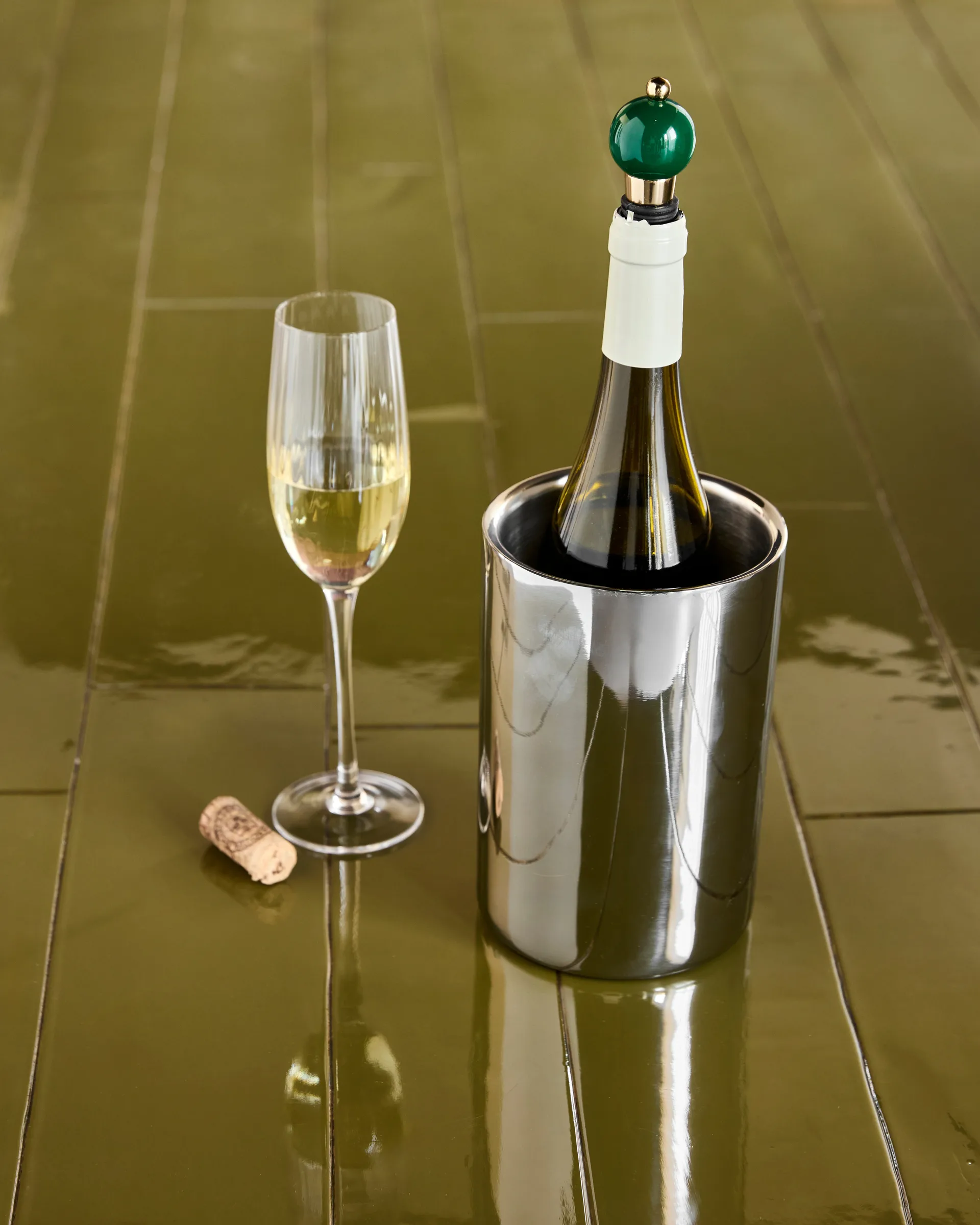 Kett ワインクーラー Ø12.5x18 cm, Silver finish House Doctor | ハウスドクター