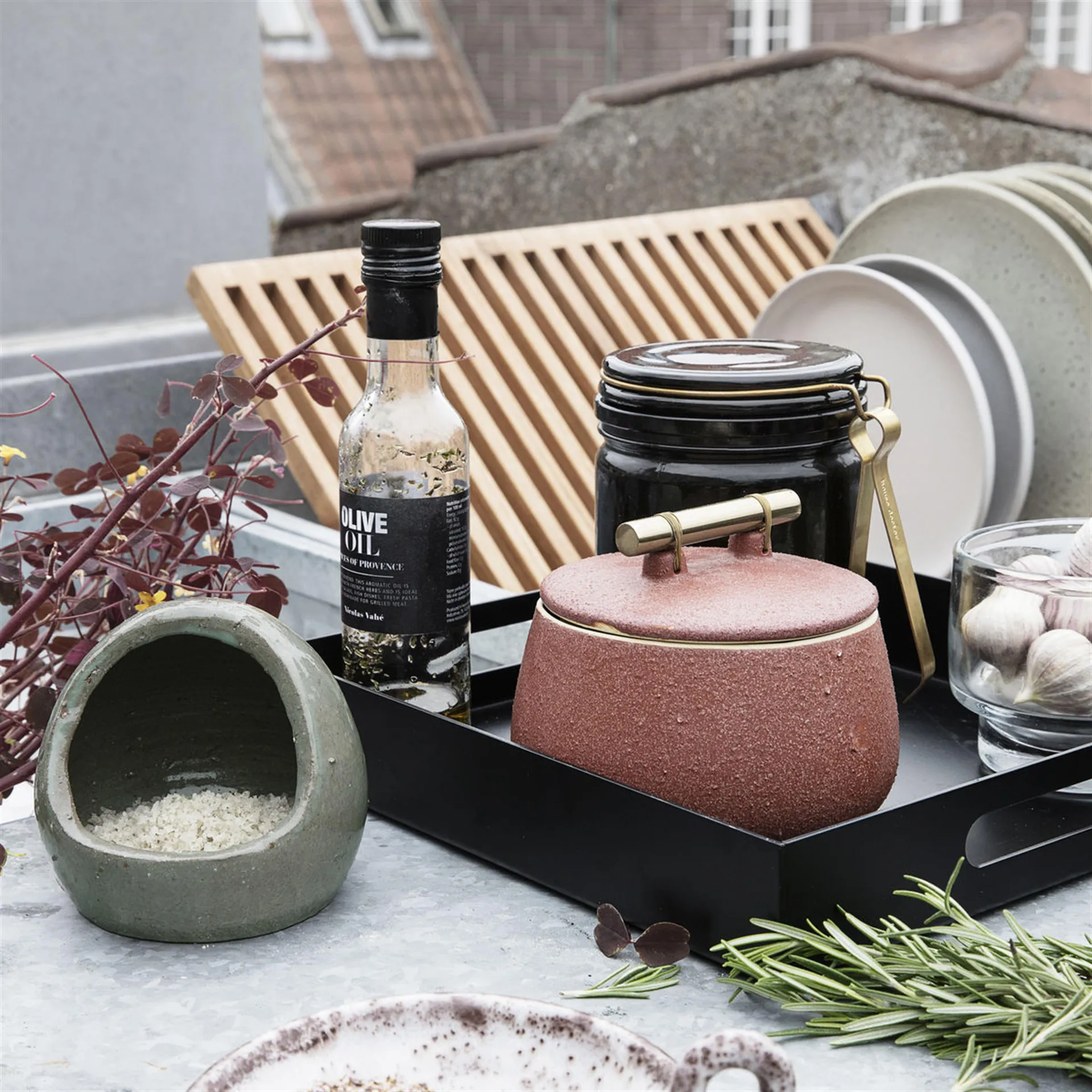 Lake プレート グレー, 15.2 cm House Doctor | ハウスドクター