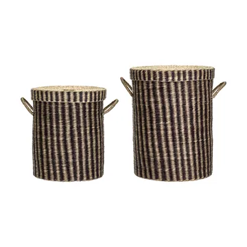 Laundry 蓋付きバスケット 2ピース - Natural brown - House Doctor | ハウスドクター