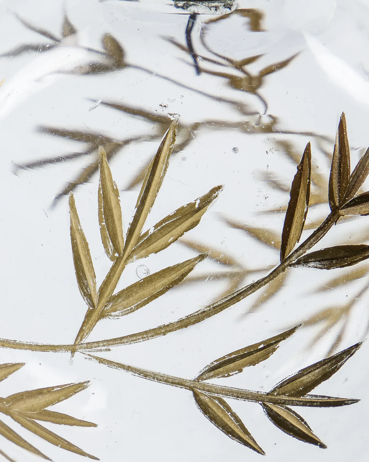 Leaf クリスマスオーナメント Ø7.5 cm 4個, Clear gold House Doctor | ハウスドクター