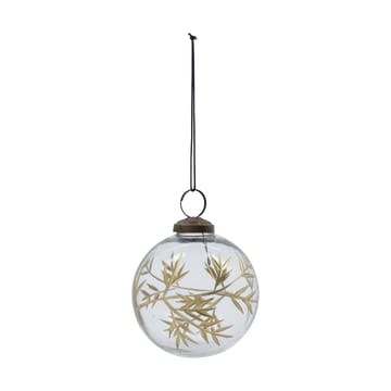 Leaf クリスマスオーナメント Ø7.5 cm 4個 - Clear gold - House Doctor | ハウスドクター