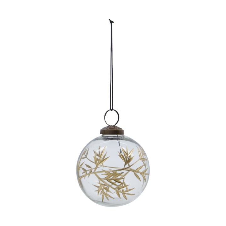 Leaf クリスマスオーナメ�ント Ø7.5 cm 4個, Clear gold House Doctor | ハウスドクター