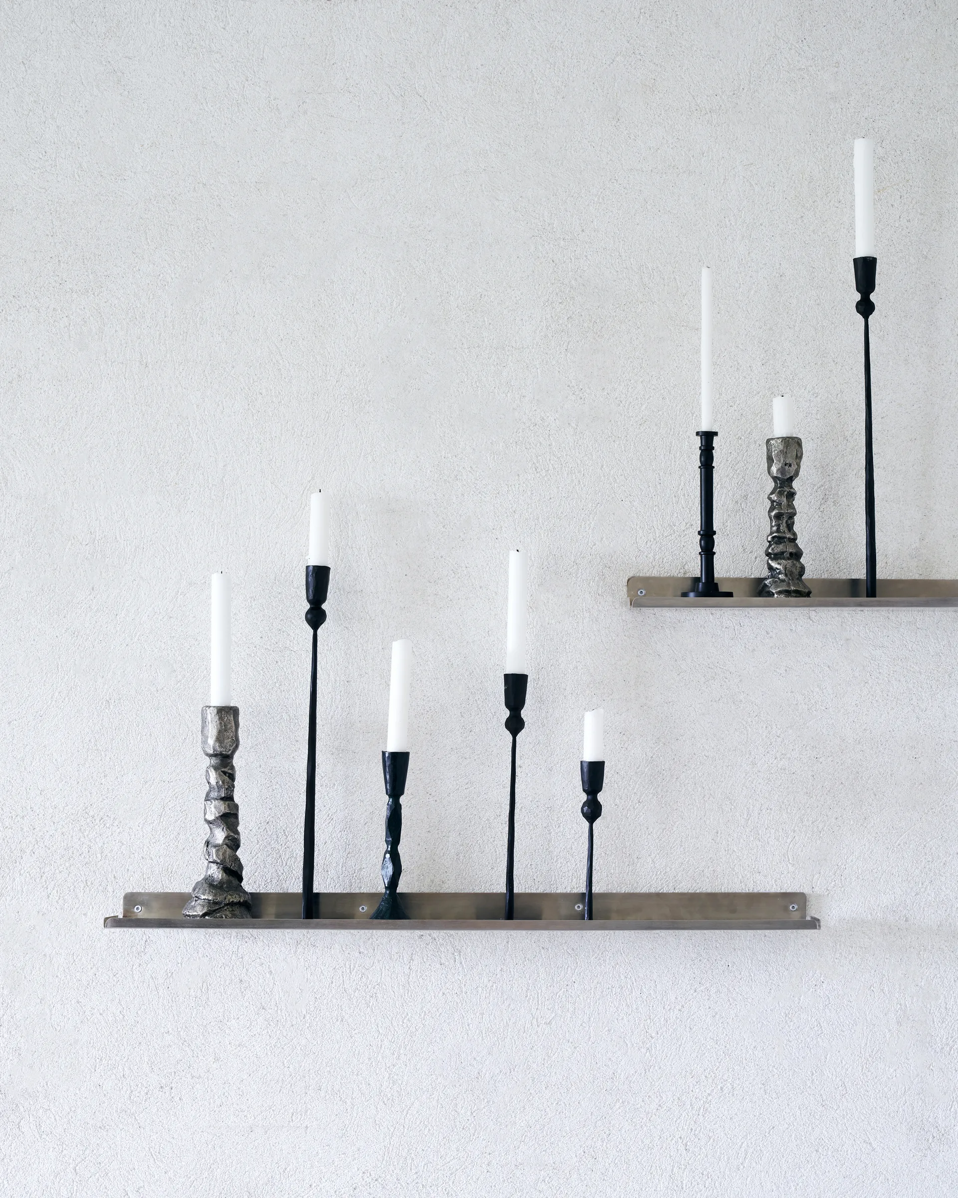 Ledge シェルフ 80 cm, Brushed silver House Doctor | ハウスドクター