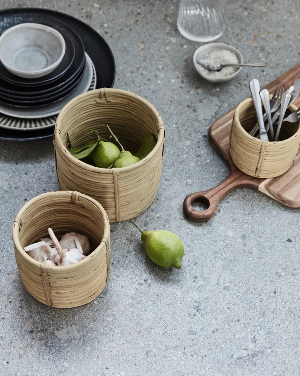 Linder バスケット 3個, Nature House Doctor | ハウスドクター