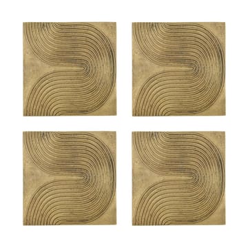 List ウォールアート 4個 - Antique brass - House Doctor | ハウスドクター