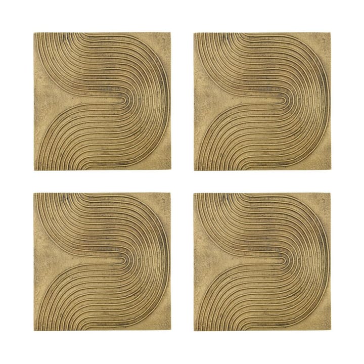List ウォールアート 4個 - Antique brass - House Doctor | ハウスドクター