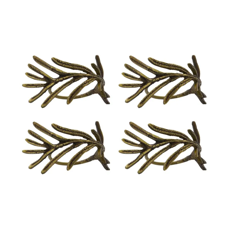 Mistle ナプキンリング 4個セット, Antique Brass House Doctor | ハウスドクター