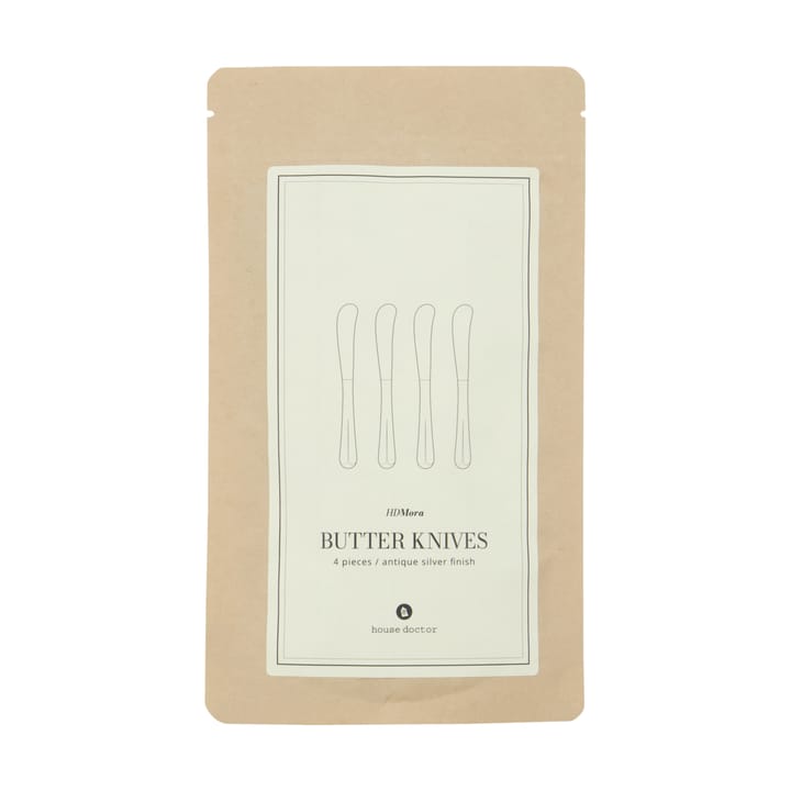 Mora バターナイフ 4-pack, Silver finish House Doctor | ハウスドクター