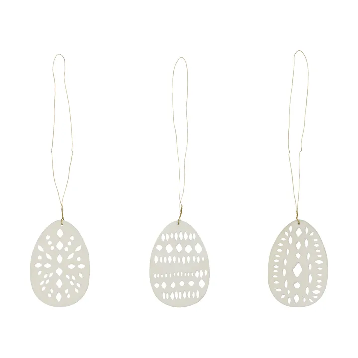 Nori イースターハンギングオーナメント 3点セット - Beige - House Doctor | ハウスドクター