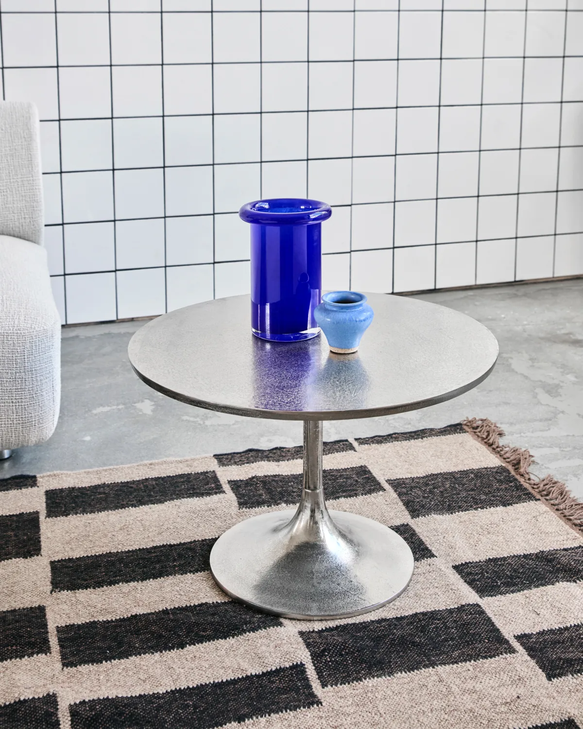 Pan サイドテーブル, Silver finish House Doctor | ハウスドクター