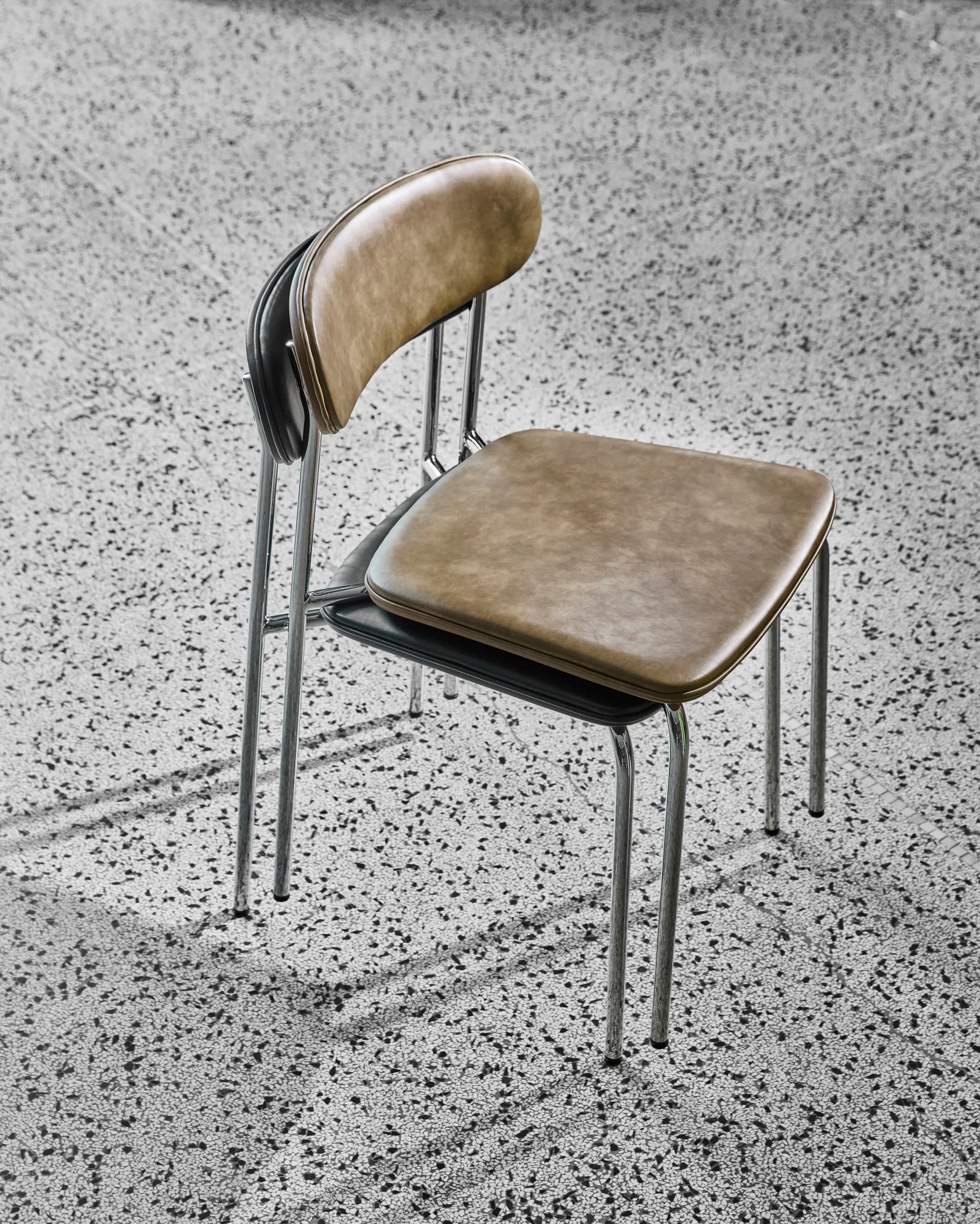 Pova チェア, Chrome-khaki House Doctor | ハウスドクター