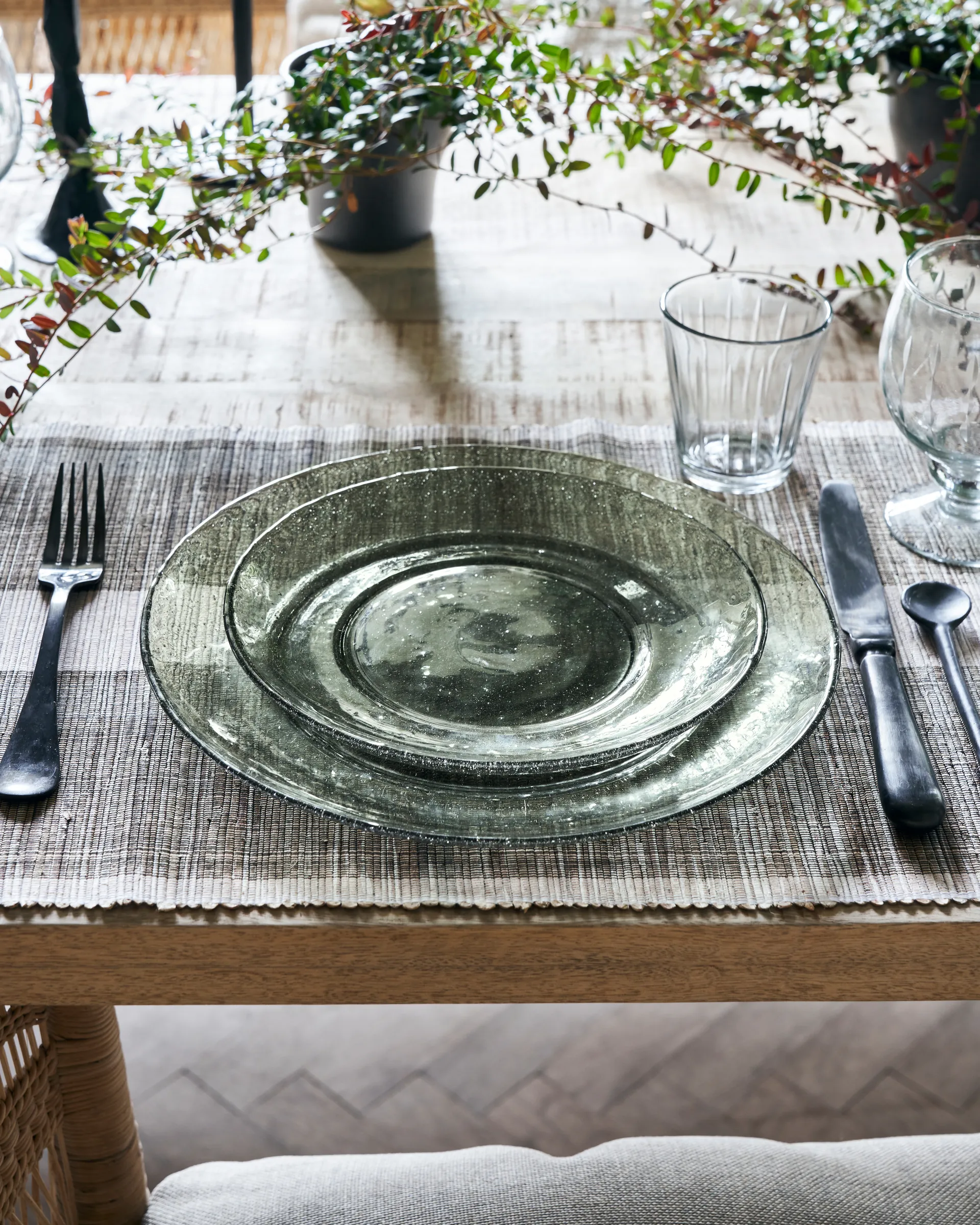 Rain small プレート Ø21 cm 2枚セット, Green House Doctor | ハウスドクター