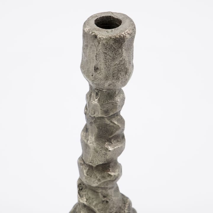 Raku キャンドルスティック antique silver, 25 cm House Doctor | ハウスドクター