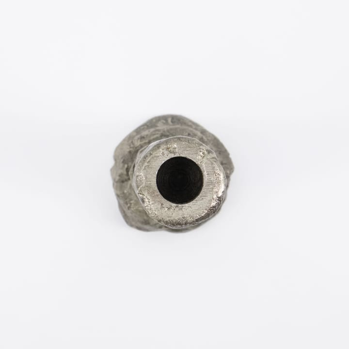 Raku キャンドルスティック antique silver, 25 cm House Doctor | ハウスドクター