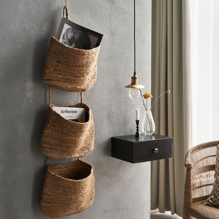 Ramla 壁用 収納バスケット 35x109 cm, Natural House Doctor | ハウスドクター