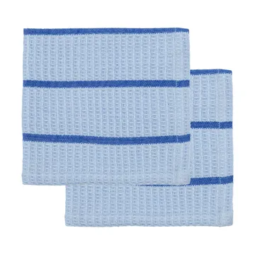 Rena ディッシュクロス - Light blue-blue, 30x30 cm, 2-pack - House Doctor | ハウスドクター