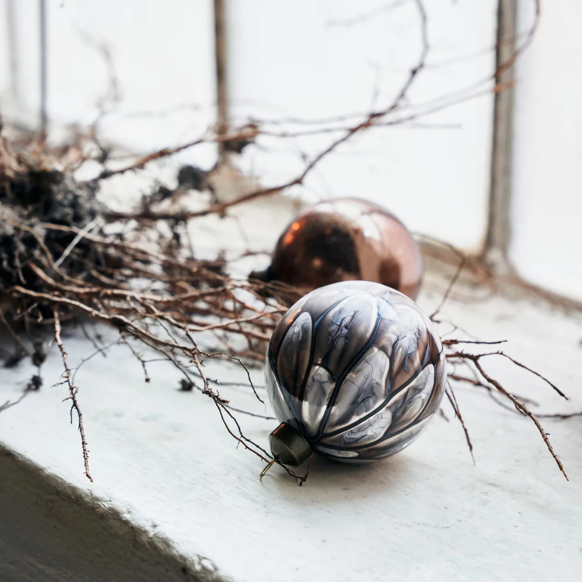 Runy クリスマス オーナメント Ø8 cm 2個セット, Brown House Doctor | ハウスドクター