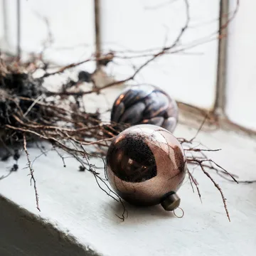 Runy クリスマス オーナメント Ø8 cm 2個セット - Brown - House Doctor | ハウスドクター