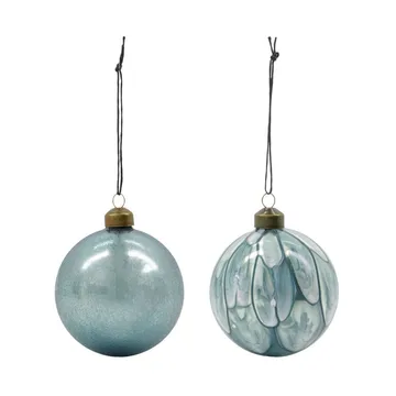 Runy クリスマス オーナメント Ø8 cm 2個セット - Light blue - House Doctor | ハウスドクター